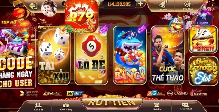Các trò chơi hấp dẫn tại R79 Club