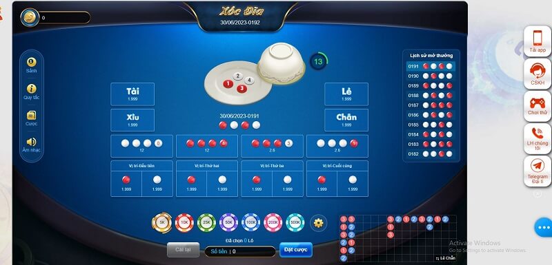 Kinh nghiệm cá cược tại R79