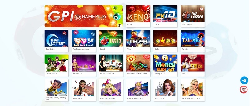 Các sản phẩm cá cược trực tuyến tại nhà cái 